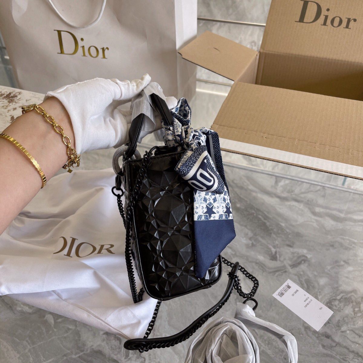 Dior Lady 2022SS Women Shoulder Bags 17cm - Image 4