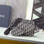 Dior Oblique Men Shoulder Bags Size 18*25*5cm