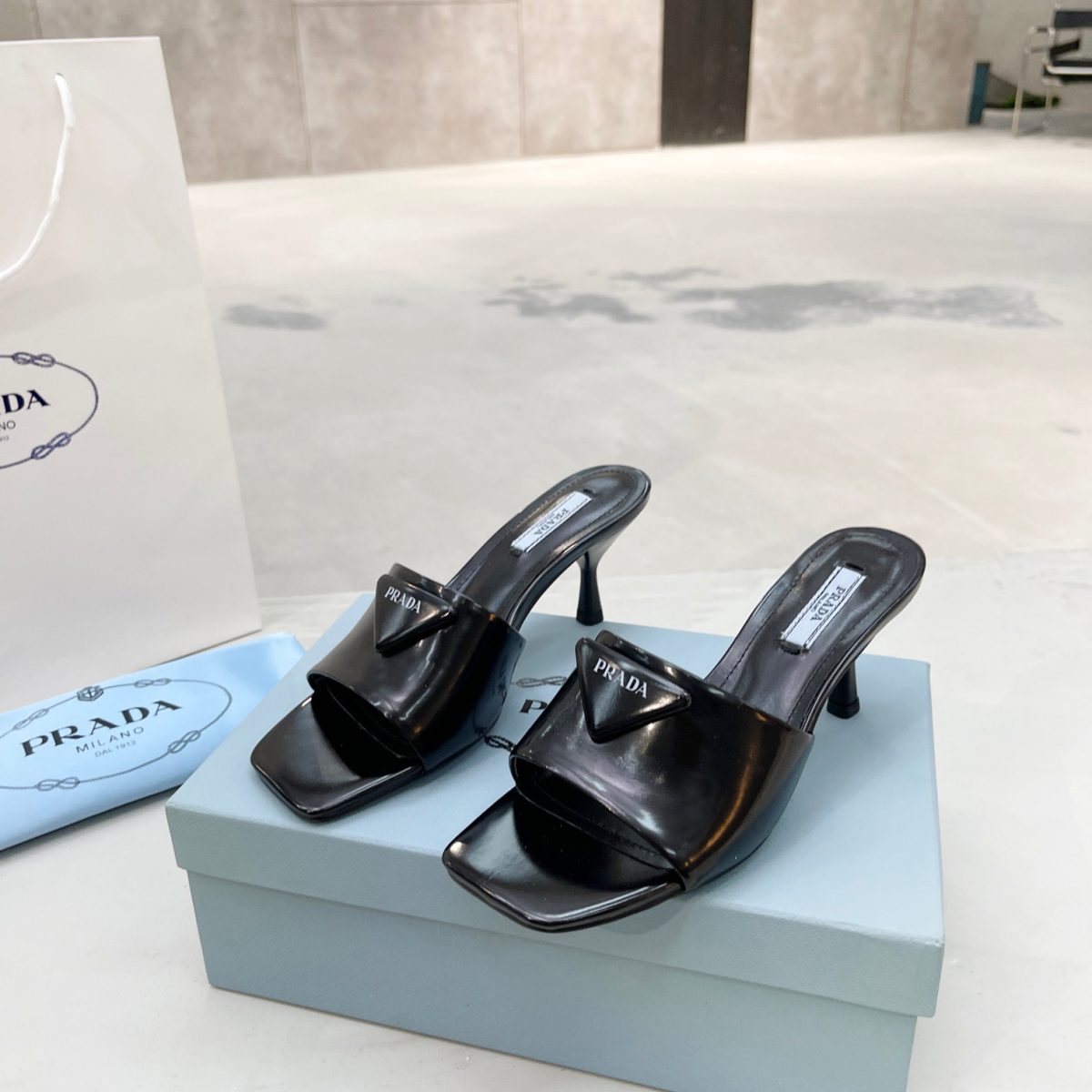 Prada Brushed Leather Pumps  Size 35-41 6-Color - Image 1