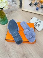 Hermes 23fw Women Winter Slippers Size 36-40 - Image 8