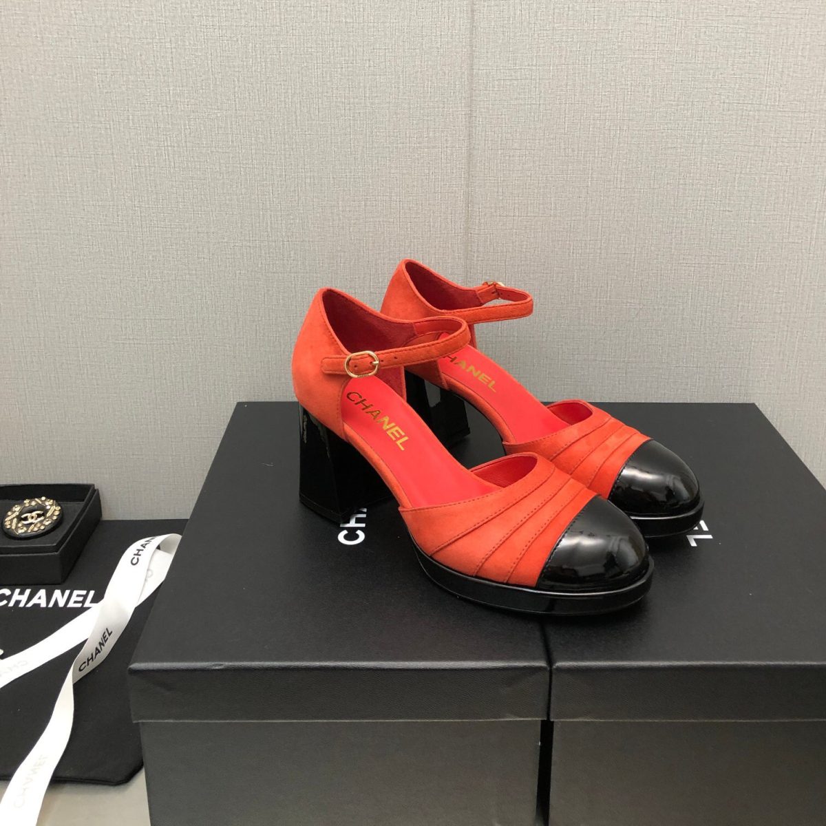Chanel Open Pumps Size 35-41 3-Color - Image 1