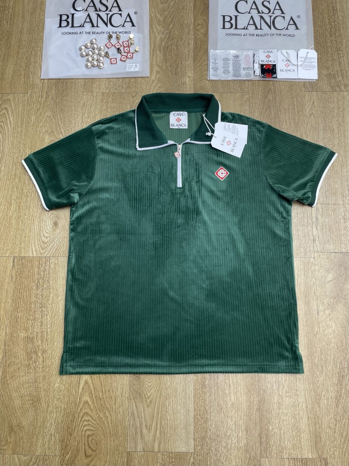 Casablanca Polo Shirt Size S-XL - Image 1