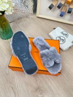 Hermes 23fw Women Winter Slippers Size 36-40 - Image 8