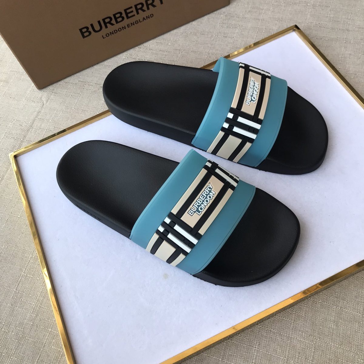 Burberry Mens Women Sandals Gr. 36-46 - Image 1