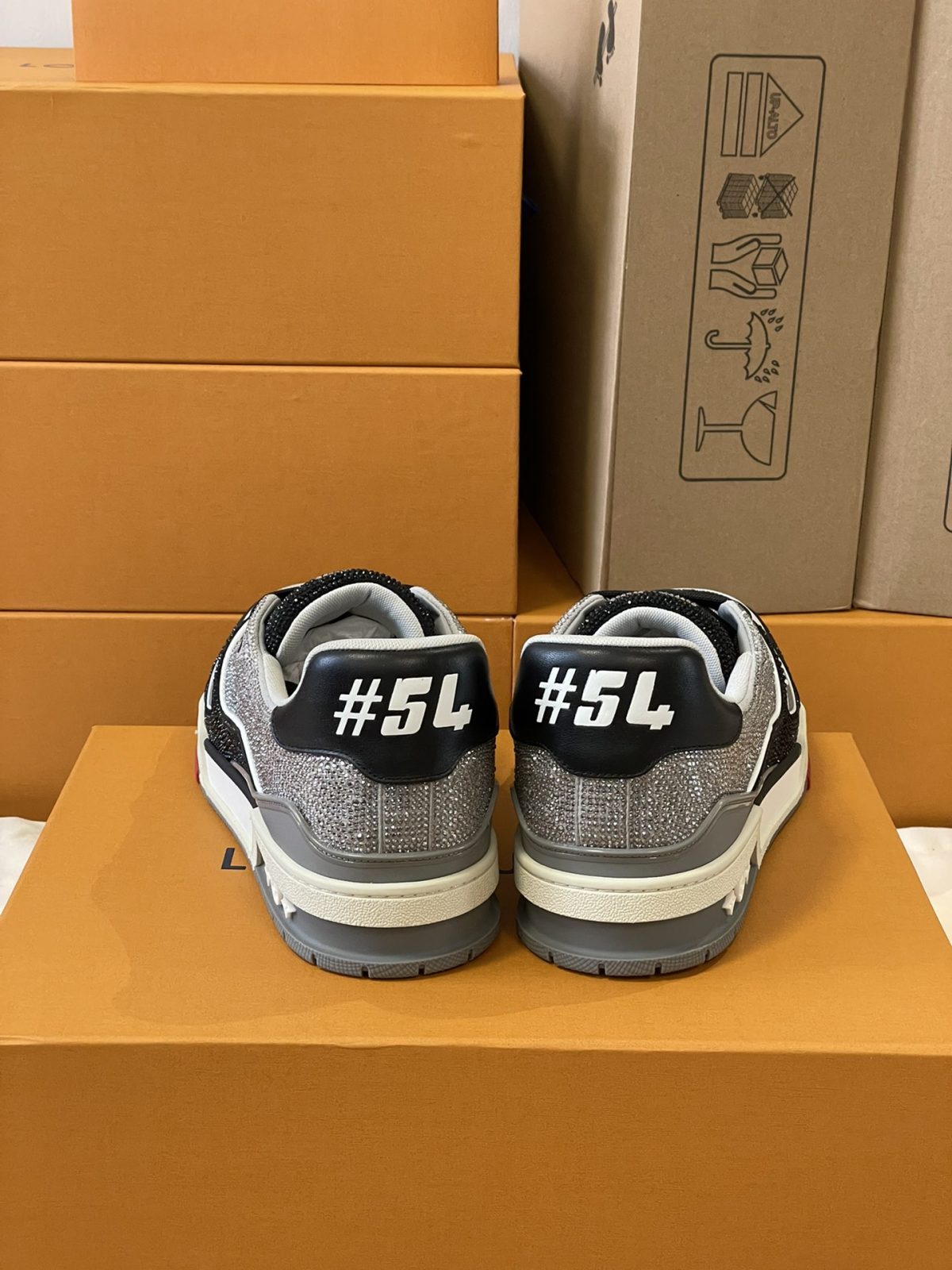 Louis Vuitton LV Trainer Diamond Sneaker Size 36-46 - Image 9