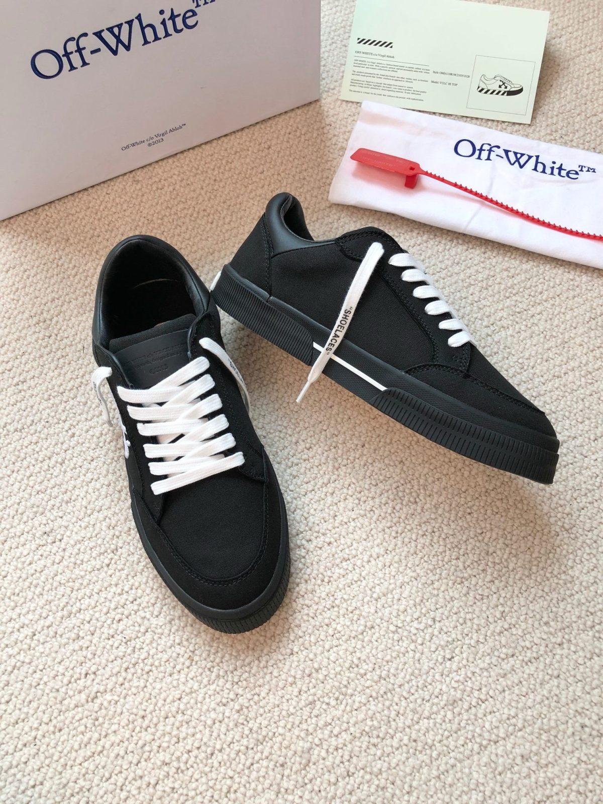 OFF White 2024ss New Low Vulcanized Sneaker Size 36-45 - Image 5