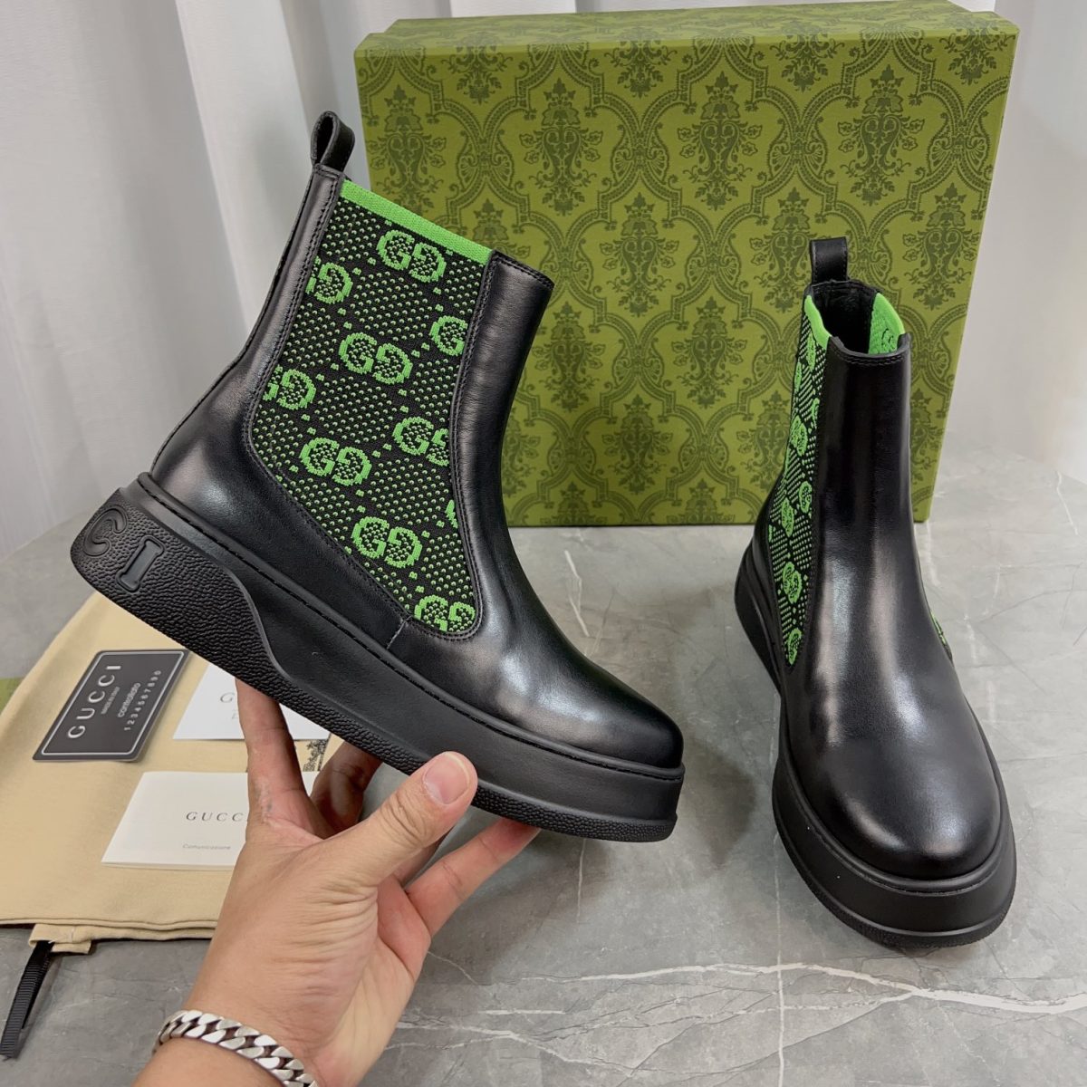 Gucci 23fw New Boots Unisex Size 35-46 - Image 5