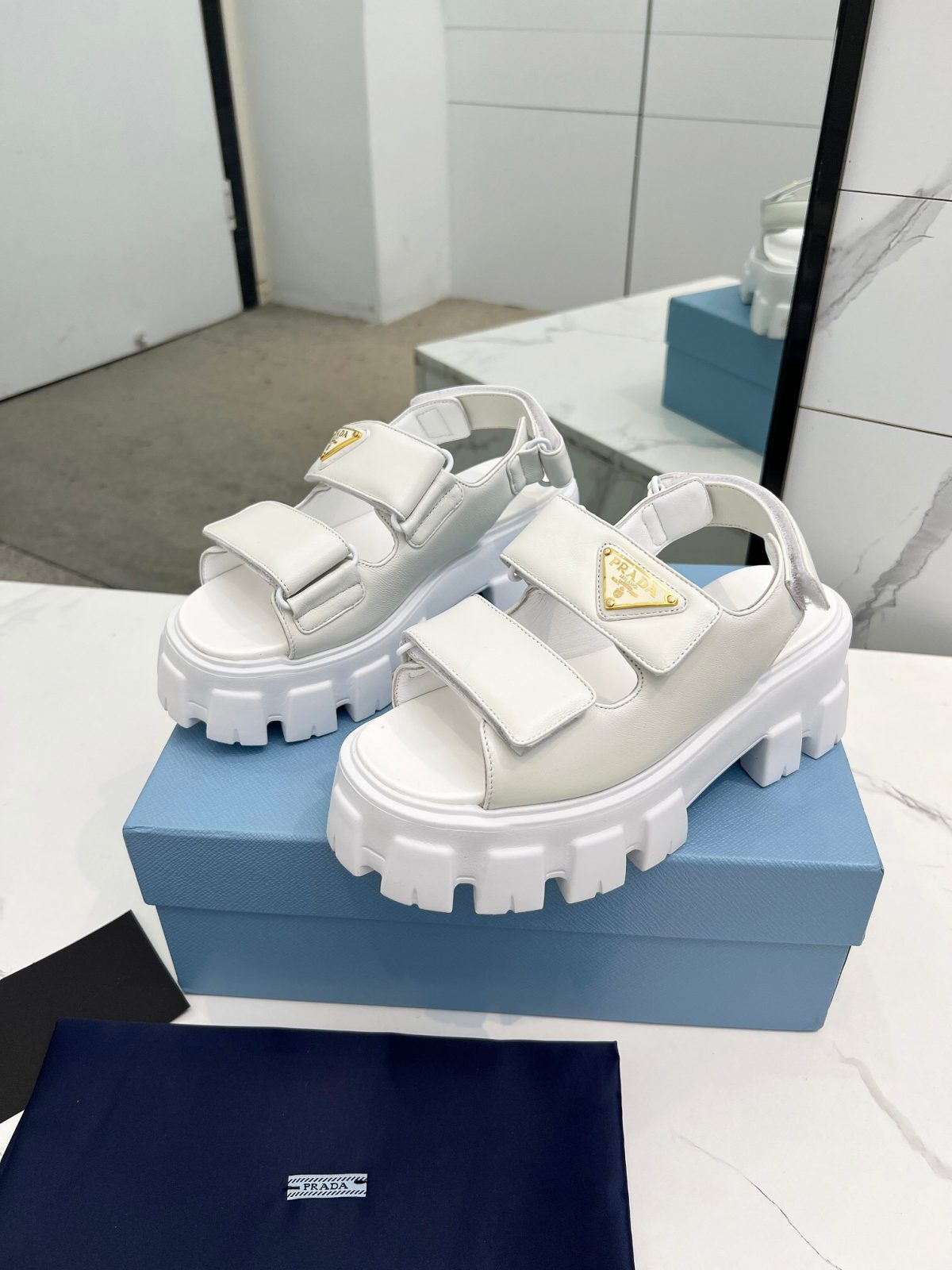 Prada 2024 New Monolith sandals Size 36-41 - Image 2