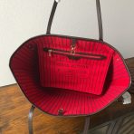 Louis Vuitton N41357 Neverfull Women Bags Red Size 32*29*17cm - Image 9