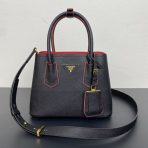 Prada 1BG443 Double Saffiano Leather Bags Size 25*18.5*12.5cm - Image 2