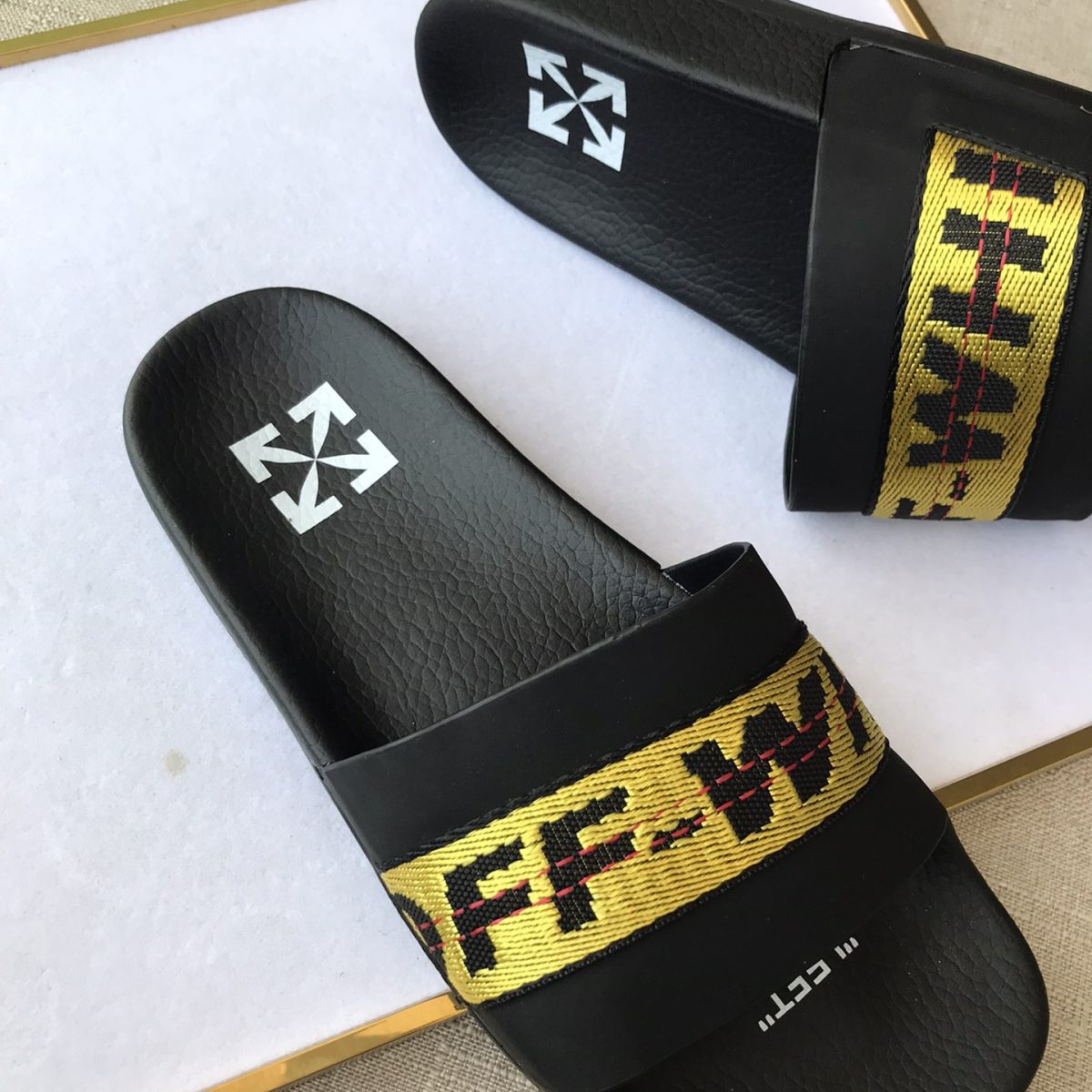 OFF White Mens Women Sandals Gr. 36-46 - Image 8