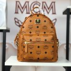 MCM Stark Side Studs Backpack in Visetos 4-Size - Image 2