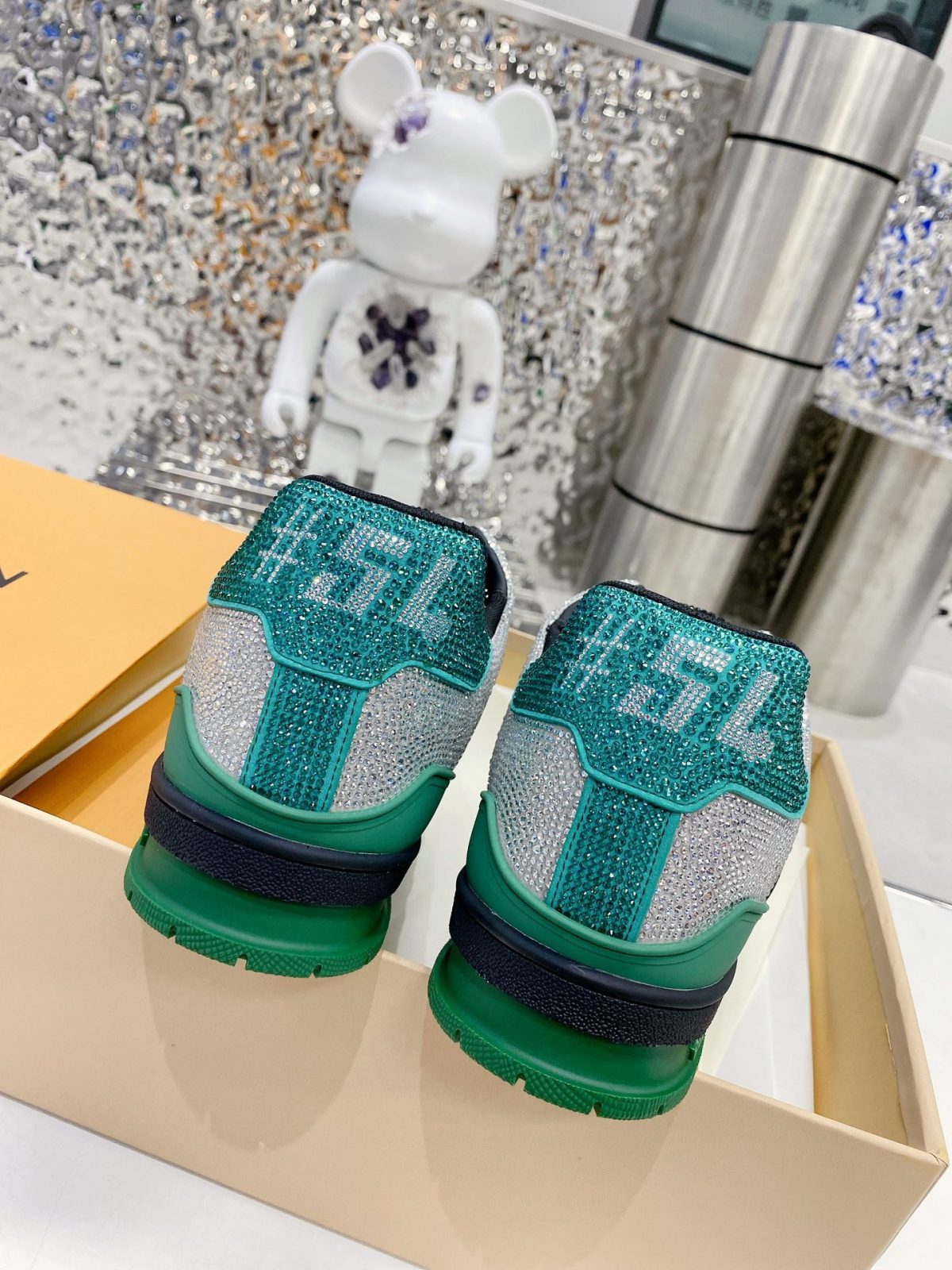 Louis Vuitton LV Trainer Diamond Sneaker Size 36-46 - Image 8