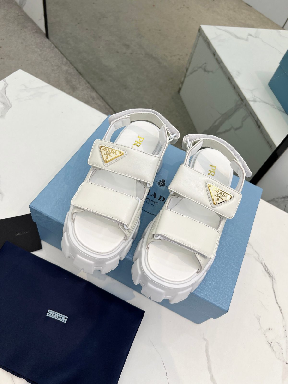 Prada 2024 New Monolith sandals Size 36-41 - Image 7
