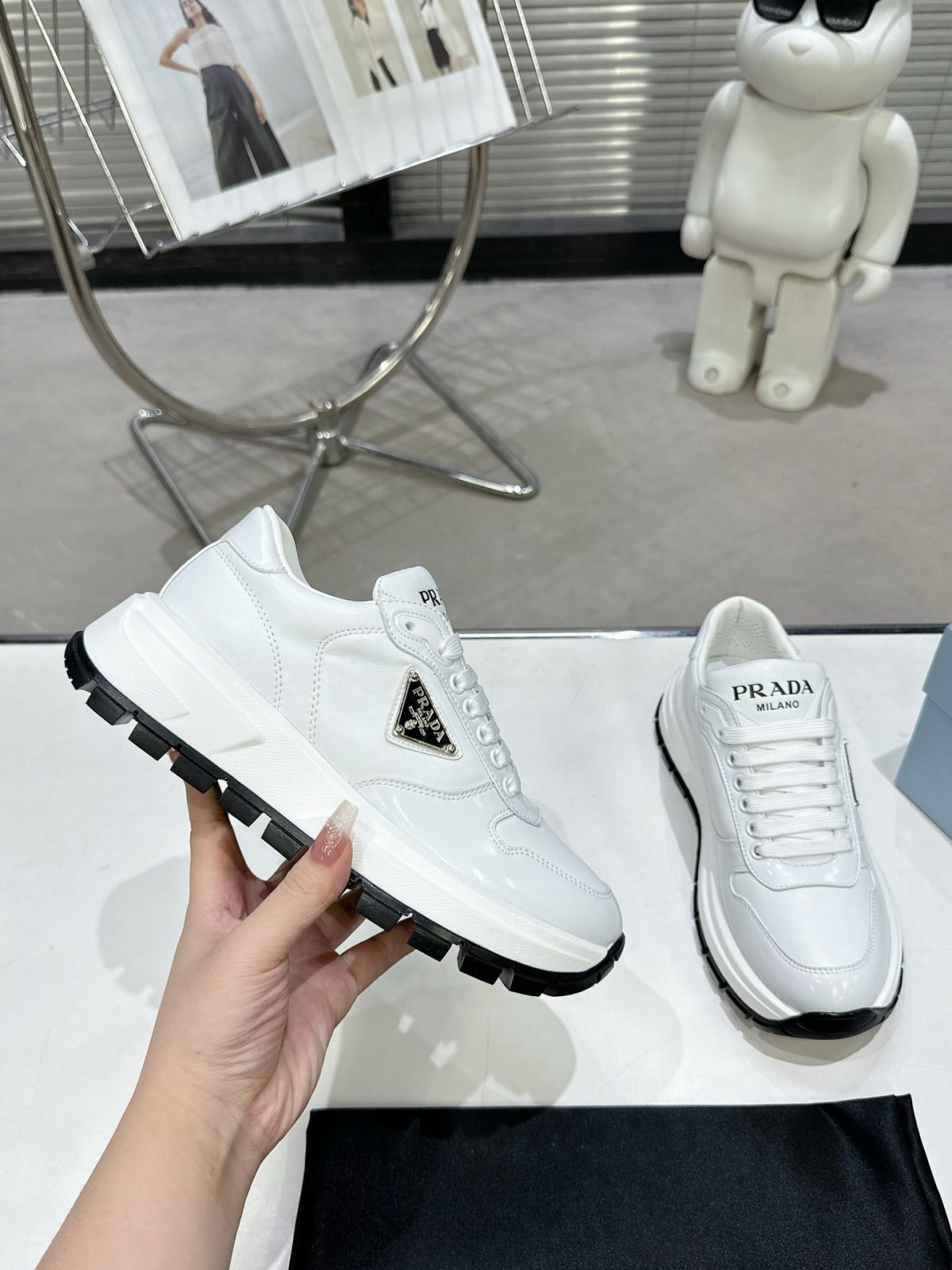 Prada 2024 New Leather sneaker Size 36-45 - Image 5