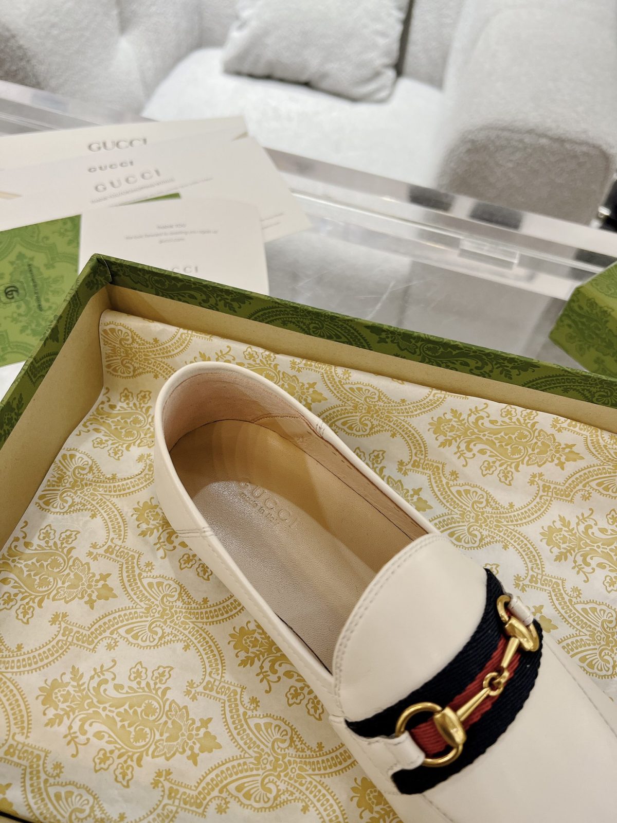 Gucci Jordaan GG Flora Loafers Size 35-41 - Image 7