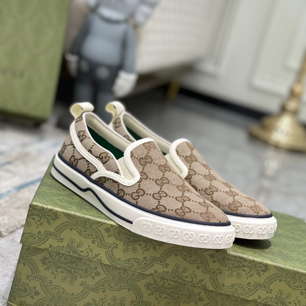 Gucci Tennis 1977 slip-on sneaker Size 35-45 6-Color - Image 1