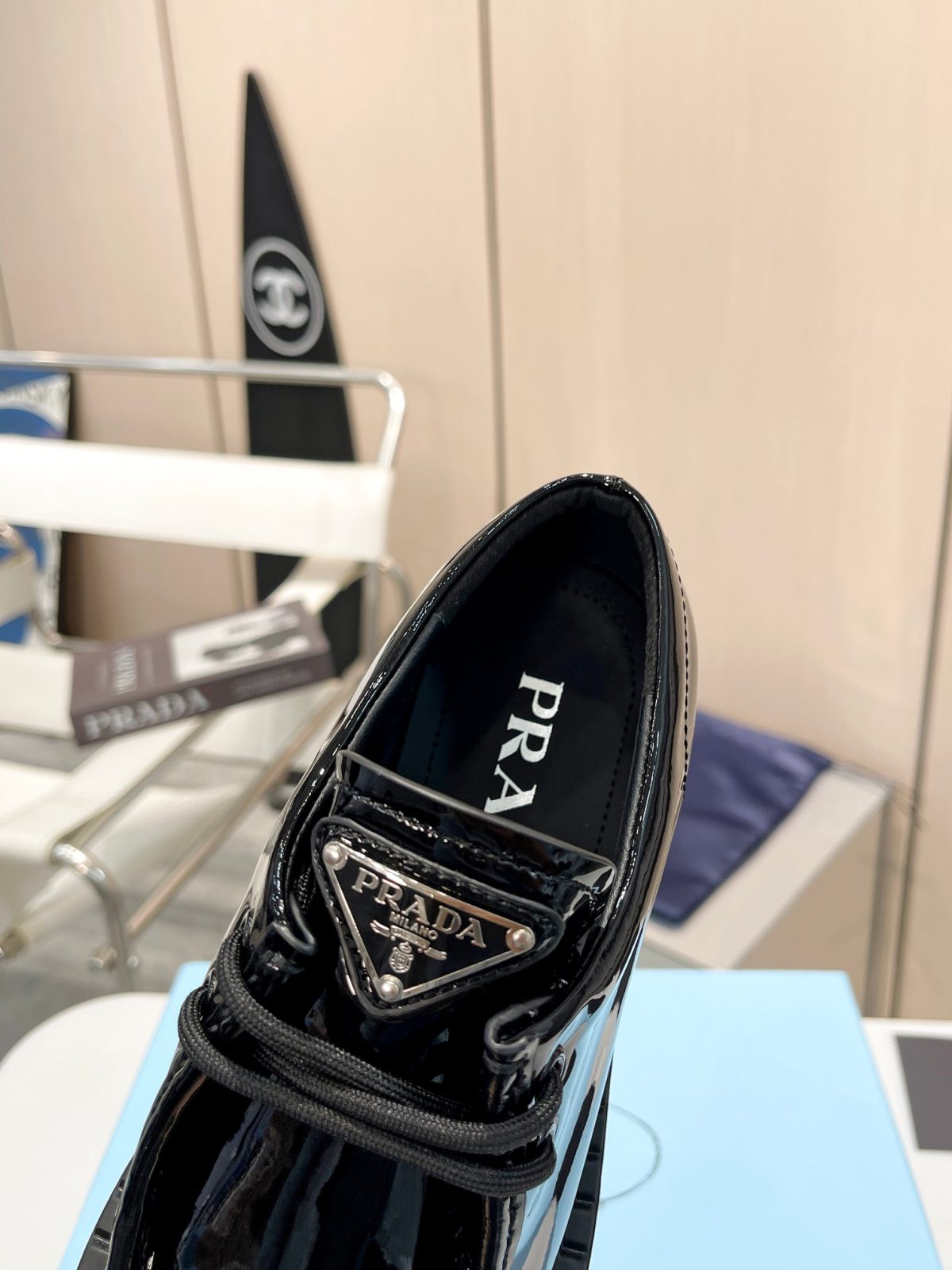 Prada New Women Loafers Size 35-41 - Image 6