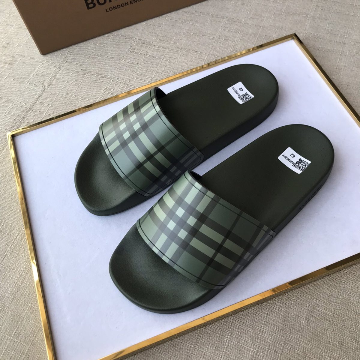 Burberry Mens Women Sandals Gr. 36-46 - Image 3
