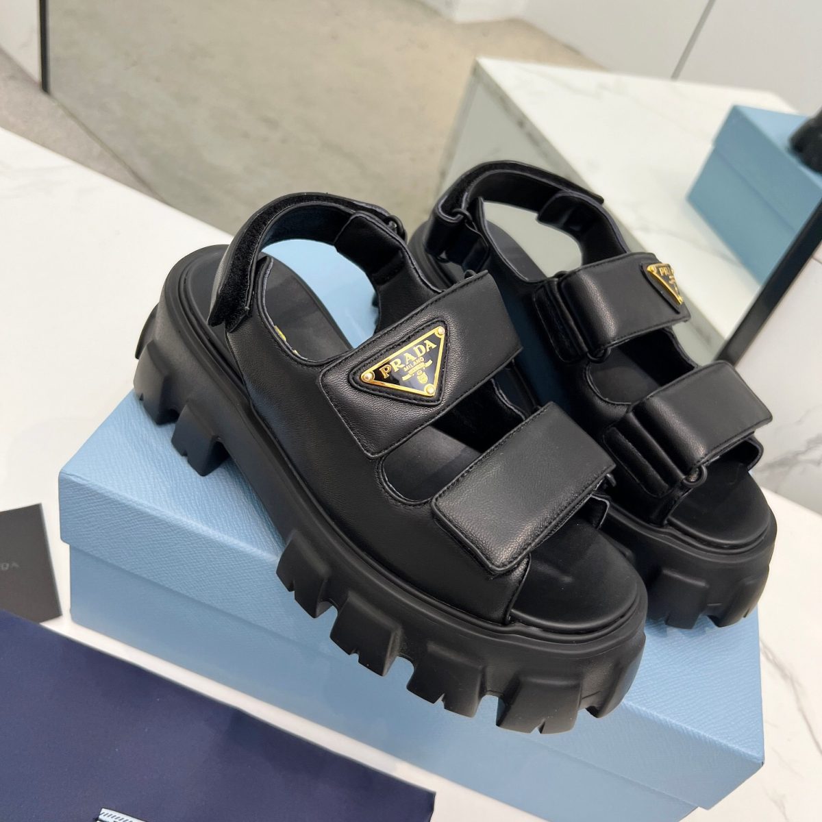 Prada 2024 New Monolith sandals Size 36-41 - Image 1