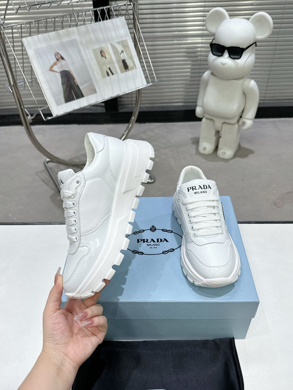 Prada 2024 New Leather sneaker Size 36-45 - Image 3