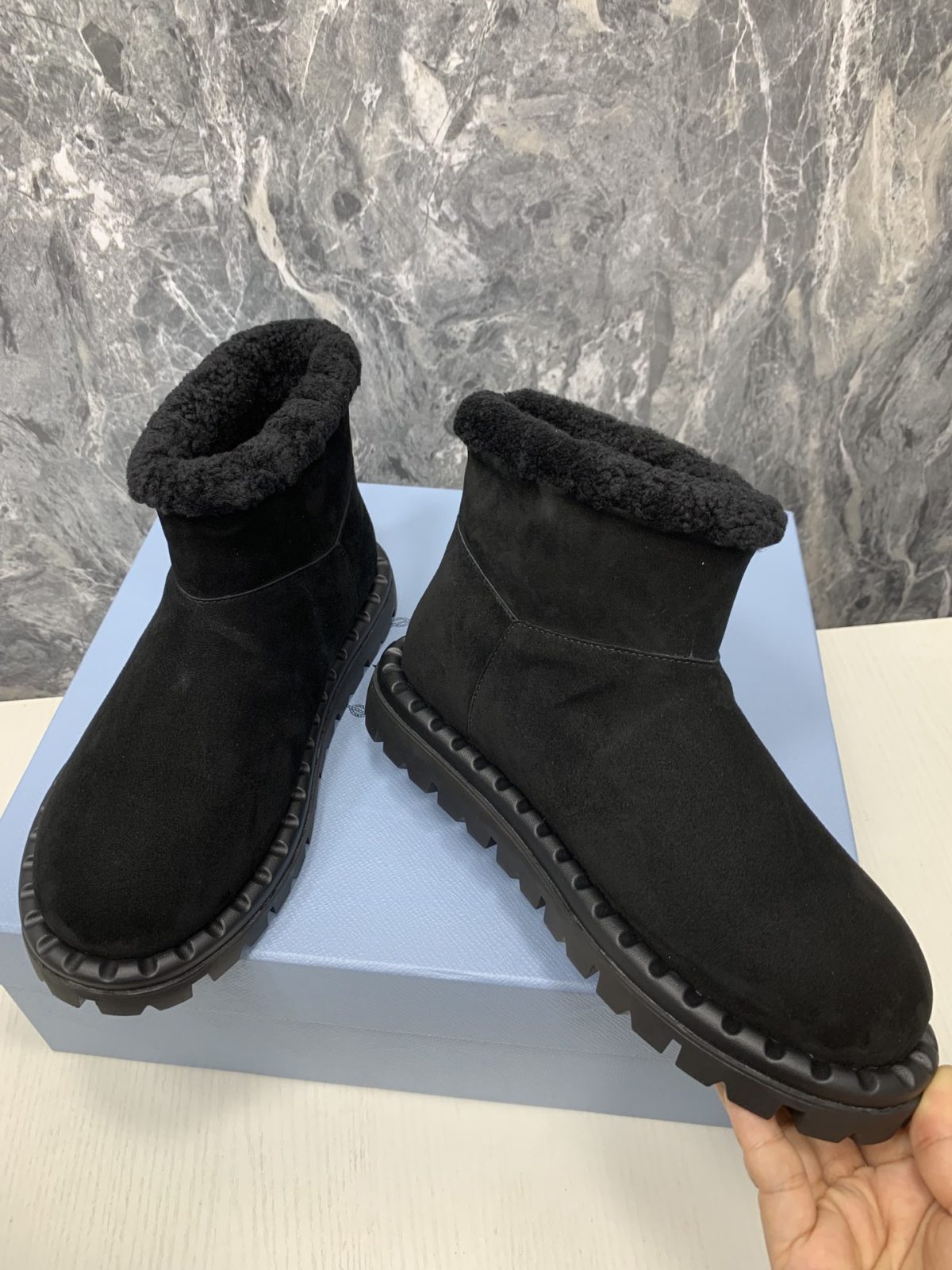 Prada Women Snow Boots Black Size 36-41 - Image 6
