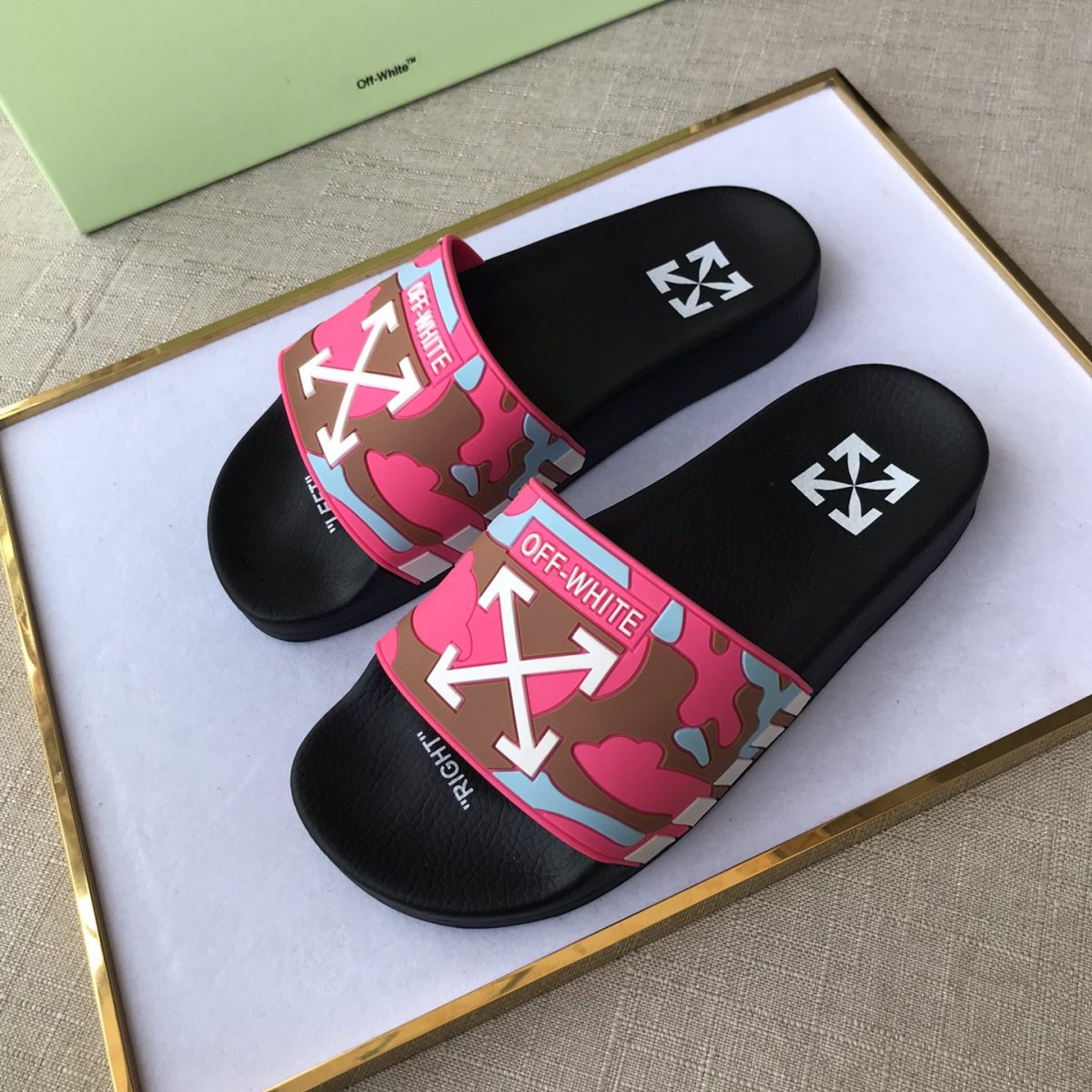 OFF White Mens Women Sandals Gr. 36-46 - Image 3
