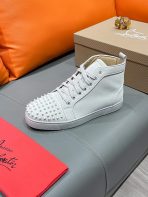 Christian Louboutin Lou Spikes High-Top Sneaker Size 36-46 - Image 4