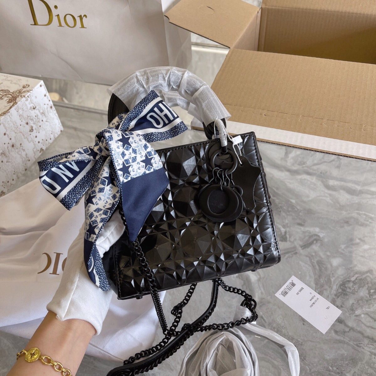 Dior Lady 2022SS Women Shoulder Bags 17cm - Image 6