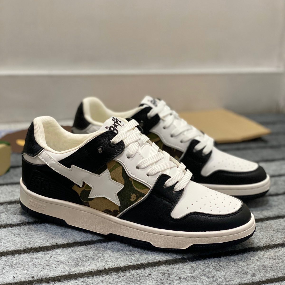 Bape SK8 STA Sneaker Size 36-45   5-Color - Image 1