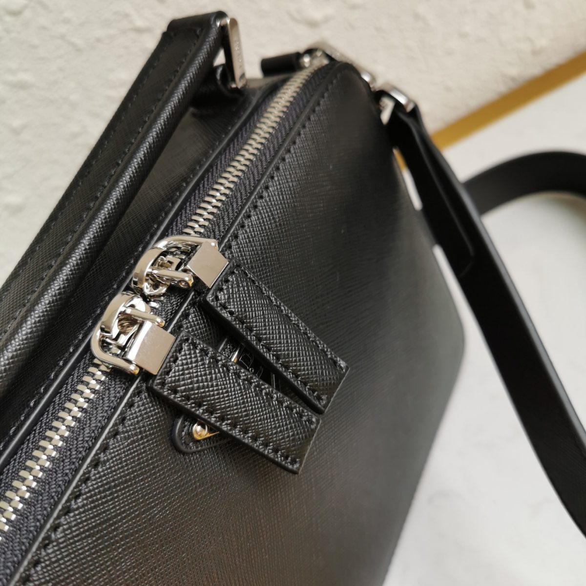 Prada 2VH069 Brique Leather Bags for Men Size 22*16*6cm - Image 7