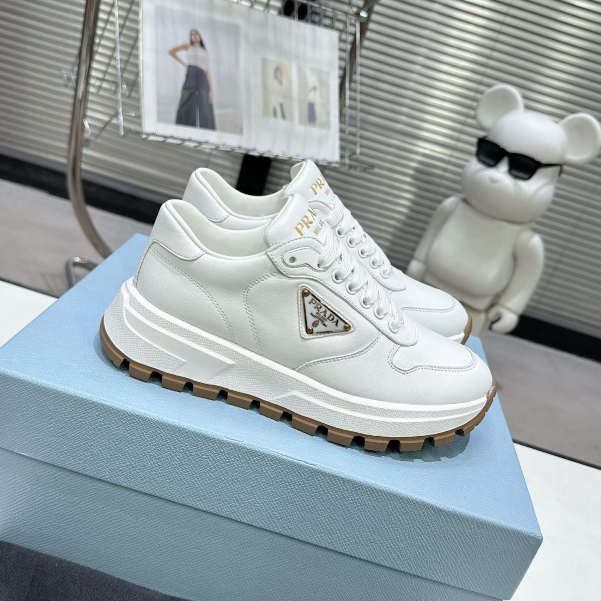 Prada 2024 New Leather sneaker Size 36-45 - Image 1