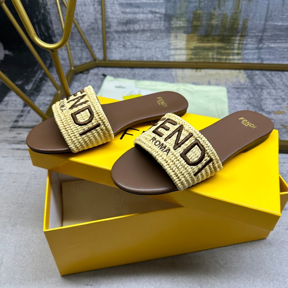 Fendi Slippers Size 36-42 - Image 1