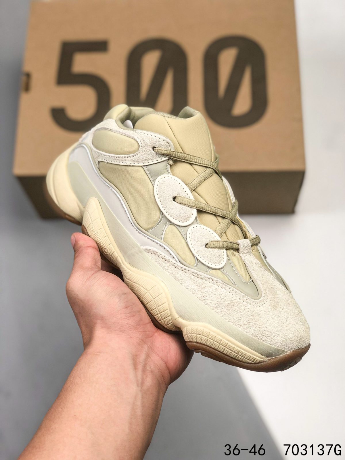 Yeezy 500 Mens/Women's Sneakers Shoes 36 - 46 - Image 1