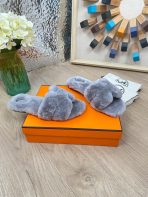 Hermes 23fw Women Winter Slippers Size 36-40 - Image 9