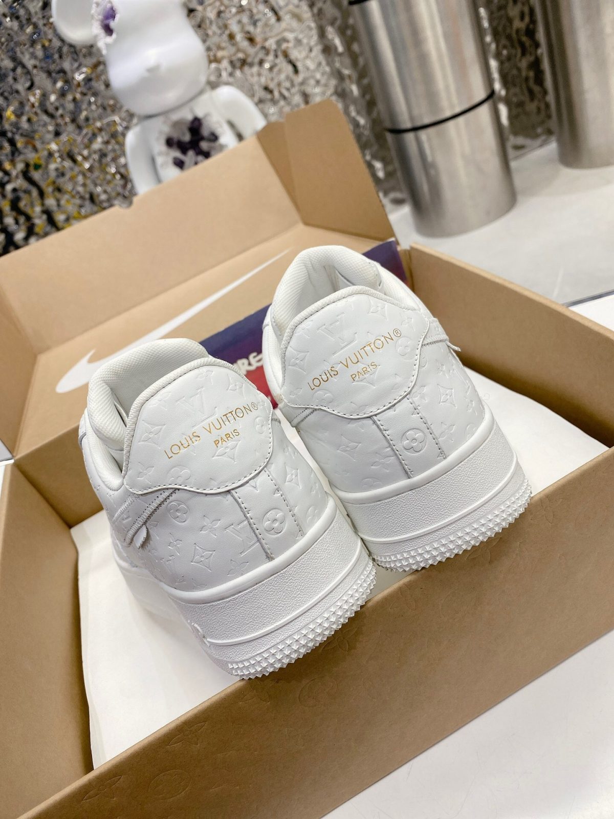 Louis Vuitton x Off White x Air Force 1 Sneaker Size 36-45 - Image 9