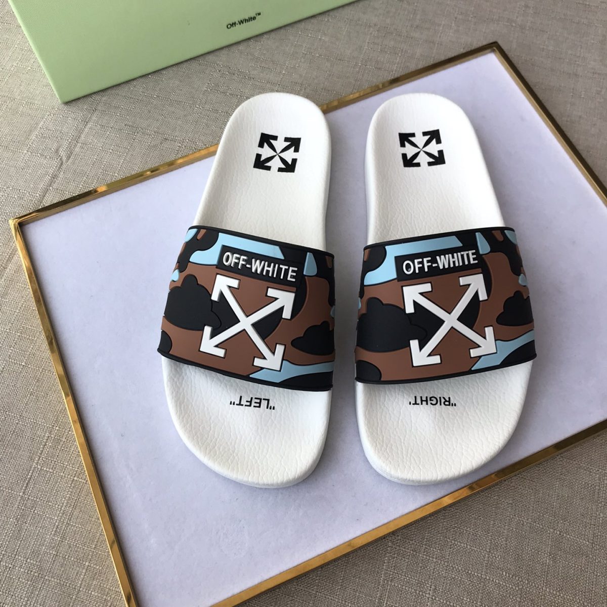 OFF White Mens Women Sandals Gr. 36-46 - Image 2