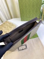 Gucci New GG Supreme Pouch Size 26*20*6cm Style 475316 - Image 8