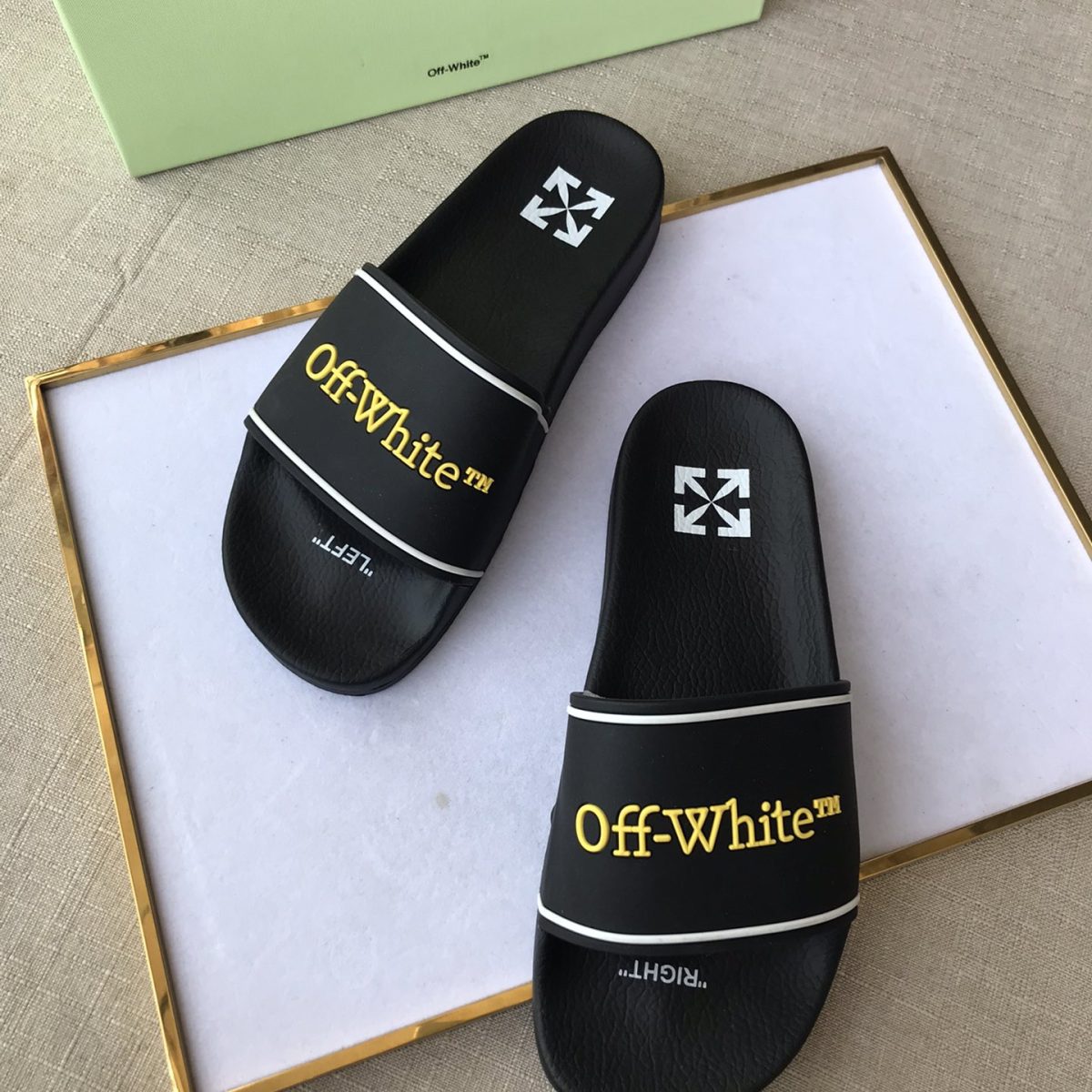 OFF White Mens Women Sandals Gr. 36-46 - Image 7