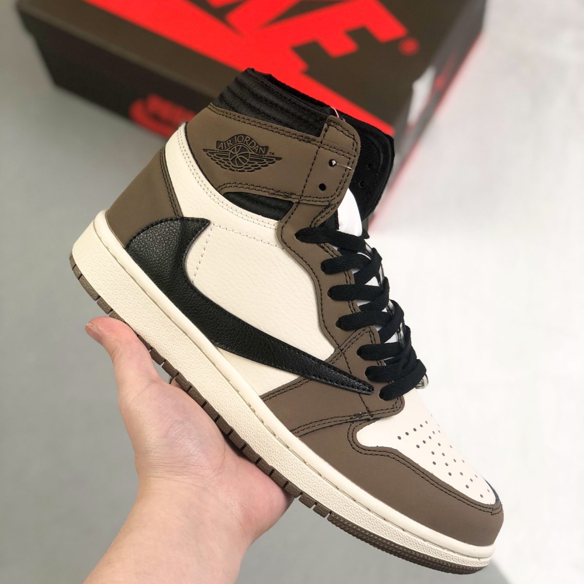 Nike Air Jordan 1 x Travis Scott High Top Sneaker Shoes Gr. 36-46 - Image 1
