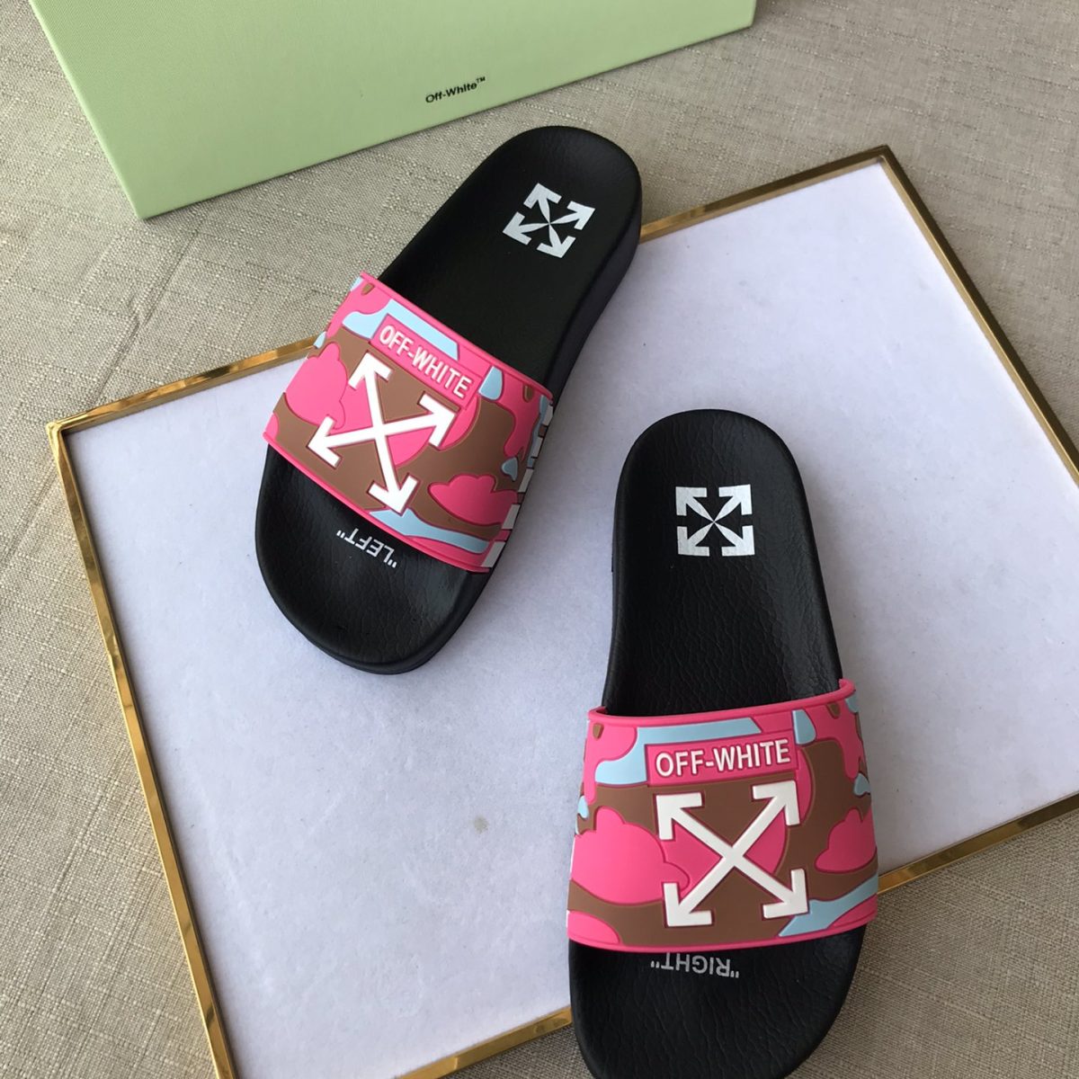 OFF White Mens Women Sandals Gr. 36-46 - Image 8