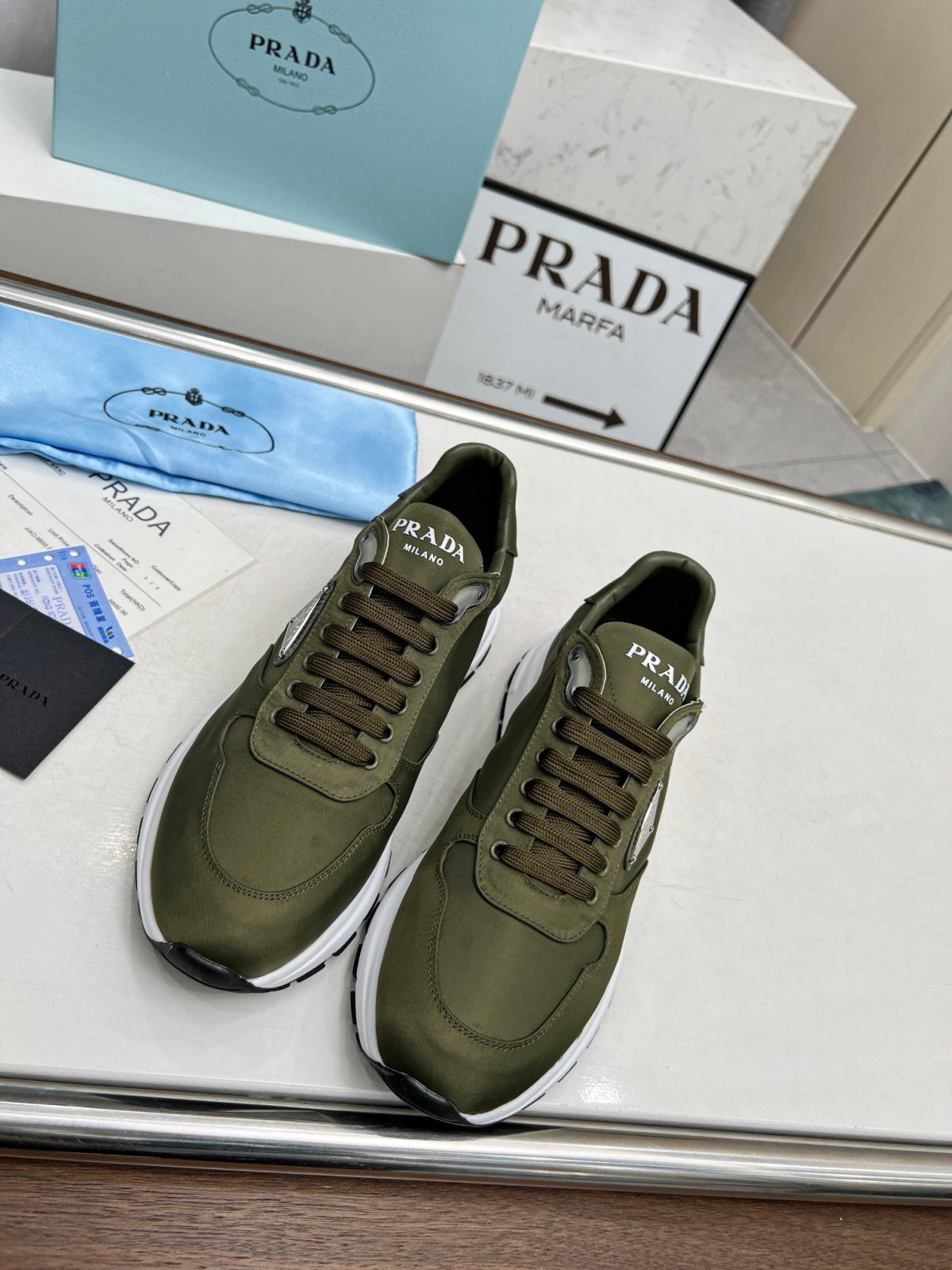 Prada 2024 New Prax 01 Re-Nylon Sneaker Size 36-46 - Image 3