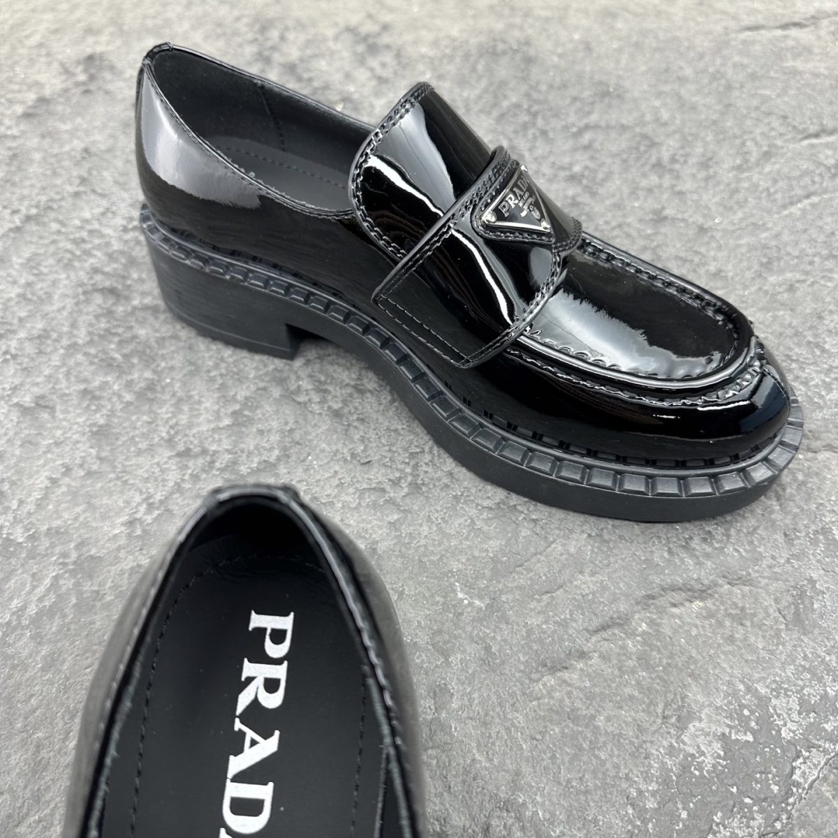 Prada Chocolate Loafers Size 36-46 - Image 5