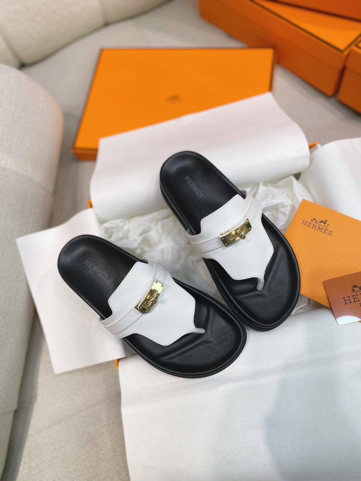 Hermes Kelly Empire Slippers Size 35-40 - Image 2