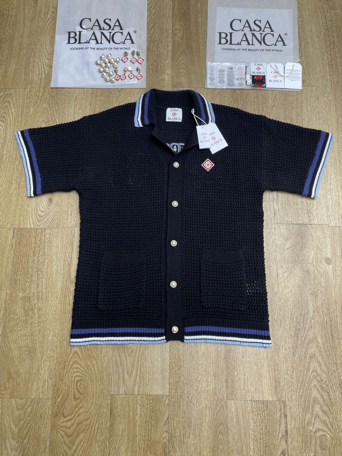 Casablanca Polo Shirt Size S-XL - Image 1