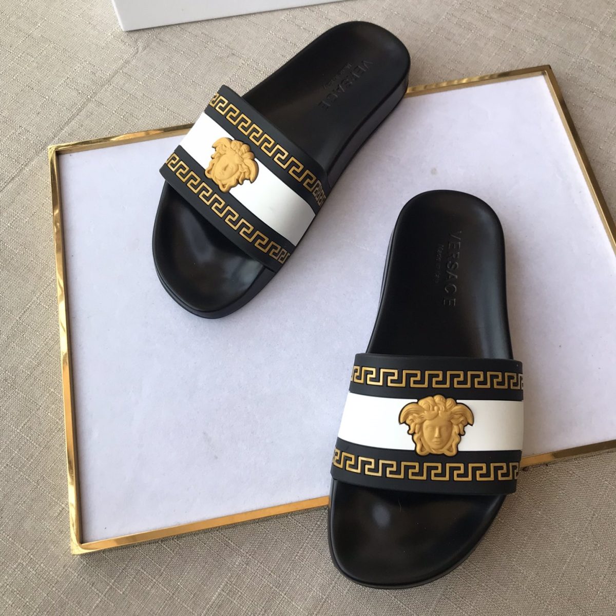 Versace Mens Women Sandals Gr. 36-46 - Image 8