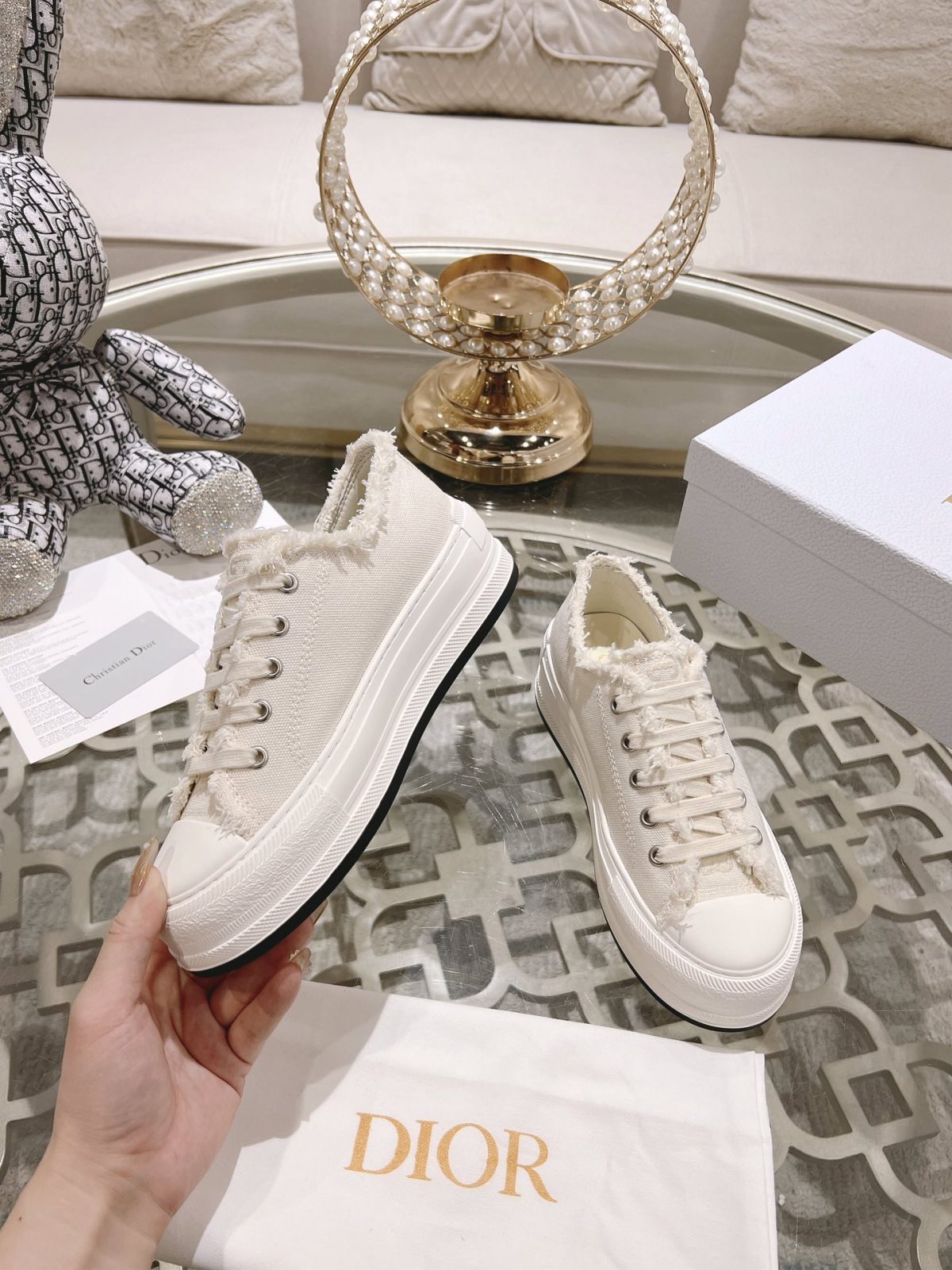 Dior Walk'N'Dior Plateau Sneaker Size 36-41 - Image 3