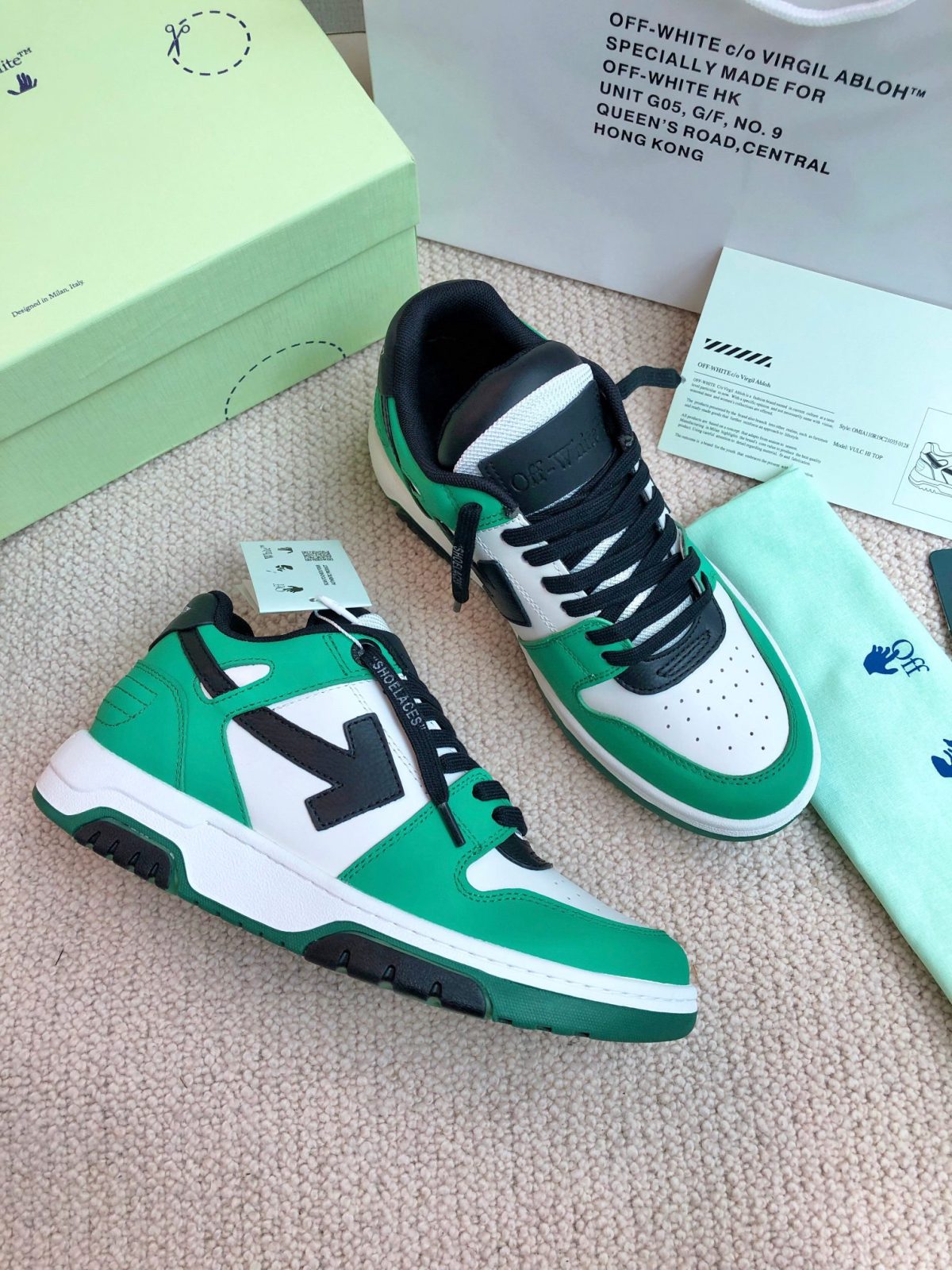 OFF White Out of Office Calf Leather Sneaker Size 36-45 - Image 5
