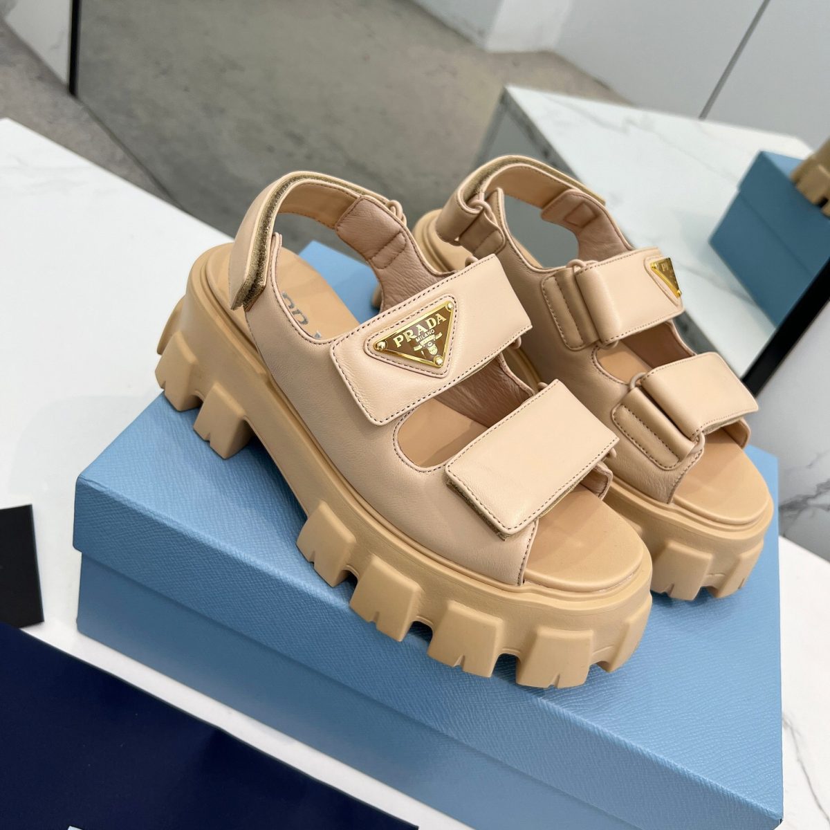 Prada 2024 New Monolith sandals Size 36-41 - Image 1