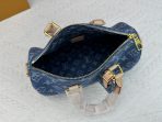 Louis Vuitton M46271 Keepall 25 Denim Cowboy Shoulder Bags Size 25*15*11cm - Image 9